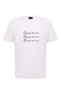Хлопковая футболка Brioni