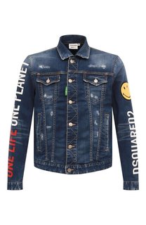 Джинсовая куртка Dsquared2 x Smiley Dsquared2