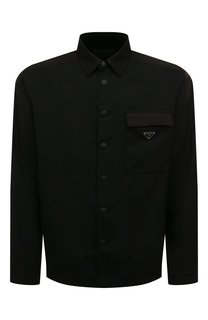 Шерстяная рубашка Prada