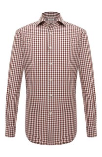 Хлопковая рубашка Kiton