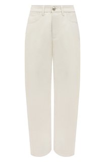 Брюки из хлопка и льна Jil Sander