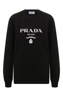 Хлопковый свитшот Prada