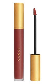 Жидкая губная помада Rouge À Lèvres Liquide Mat, оттенок 521 Nellie Cherrie Gucci