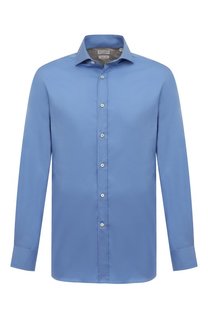 Хлопковая рубашка Brunello Cucinelli