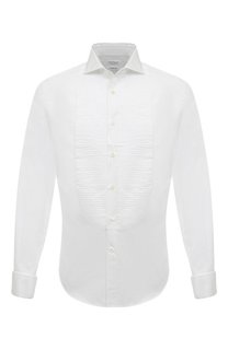 Хлопковая сорочка Brunello Cucinelli