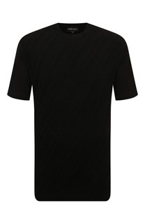 Футболка из вискозы и кашемира Giorgio Armani