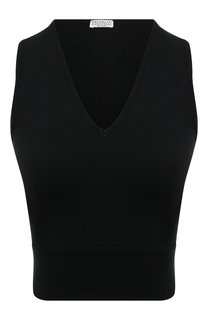 Хлопковый топ Brunello Cucinelli