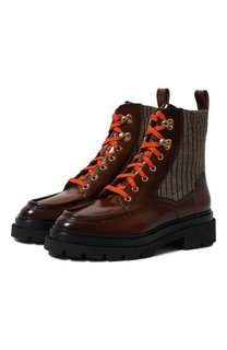 Кожаные ботинки Santoni