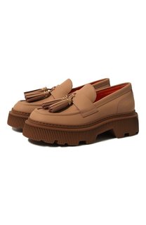 Кожаные лоферы Santoni
