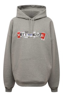 Хлопковое худи VETEMENTS
