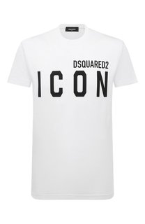 Хлопковая футболка Icon Dsquared2