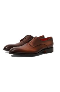 Кожаные дерби Santoni
