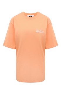 Хлопковая футболка MSGM