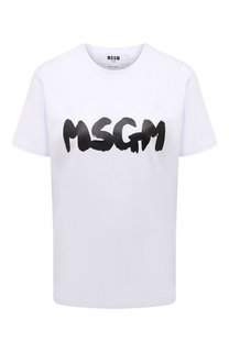 Хлопковая футболка MSGM