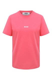 Хлопковая футболка MSGM