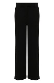 Брюки из шерсти и вискозы Trussardi