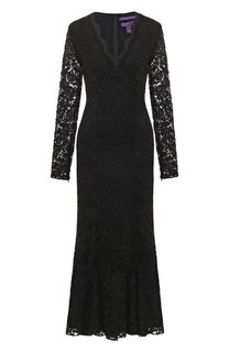 Платье из хлопка и вискозы Ralph Lauren