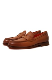 Кожаные лоферы Santoni