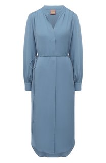 Платье из вискозы BOSS