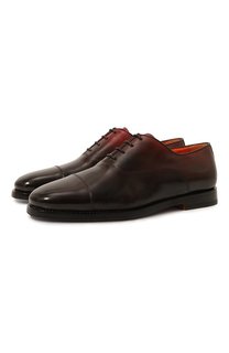 Кожаные оксфорды Santoni