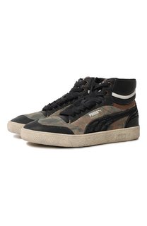 Кожаные кеды Puma Ralph Sampson Mid Camo x Replay Puma