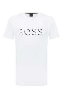 Хлопковая футболка BOSS