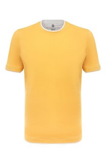 Хлопковая футболка Brunello Cucinelli