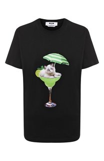 Хлопковая футболка MSGM