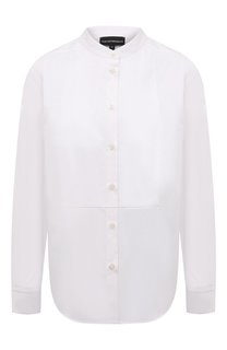 Хлопковая рубашка Emporio Armani