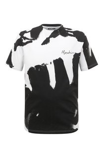Хлопковая футболка Moschino