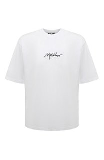 Хлопковая футболка Moschino