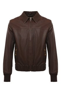 Кожаный бомбер Gucci