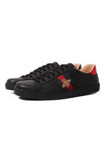 Кожаные кеды Ace Gucci