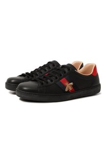 Кожаные кеды New Ace Gucci