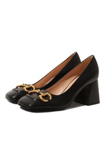 Кожаные туфли Horsebit Gucci