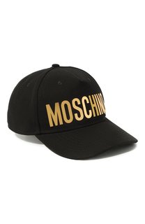 Хлопковая бейсболка Moschino