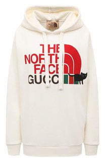 Хлопковое худи The North Face x Gucci Gucci