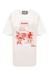 Хлопковая футболка Disney x Gucci Gucci