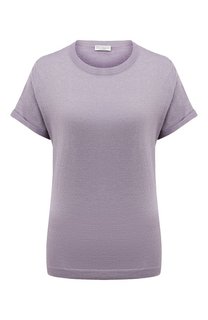 Топ из кашемира и шелка Brunello Cucinelli