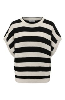 Хлопковый пуловер Brunello Cucinelli