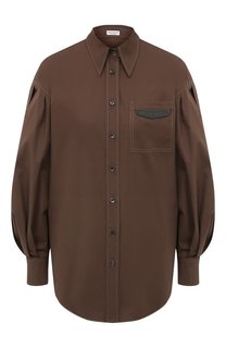 Хлопковая рубашка Brunello Cucinelli