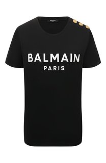 Хлопковая футболка Balmain