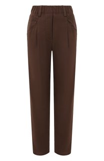 Хлопковые брюки Brunello Cucinelli