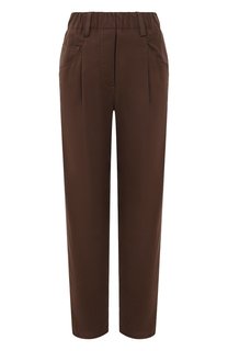 Хлопковые брюки Brunello Cucinelli