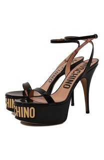 Кожаные босоножки Moschino