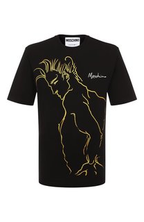 Хлопковая футболка Moschino