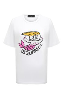 Хлопковая футболка Dsquared2