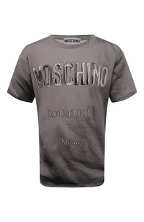 Хлопковая футболка Moschino