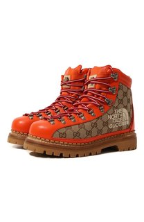 Комбинированные ботинки The North Face x Gucci Gucci