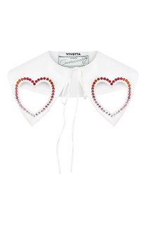 Воротник с отделкой стразами Vivetta